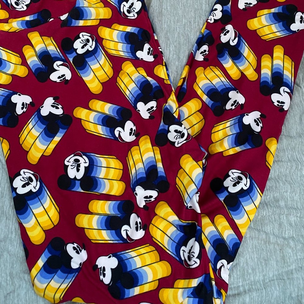 lularoe TC Leggings - disney mickey print